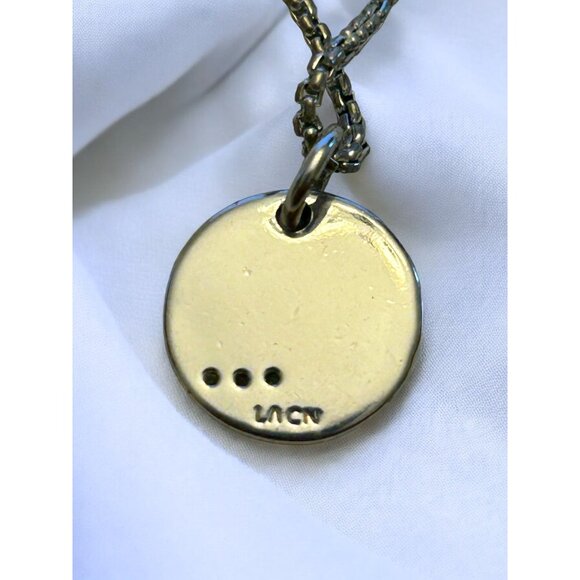 Romantic "I Love You" Necklace With Rose & Crystal Accents  20" Chain - Picture 6 of 10